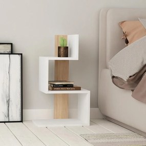Kis asztal Rosie - White, Oak