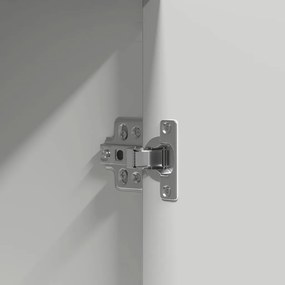 LED lámpás öltöztető asztal Fehér 102x33x135 cm