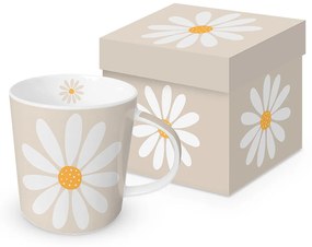 Virágos porcelán bögre 400 ml díszdobozban Happy Flower