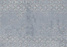 Tapéta Geometrikus absztrakt kristályok szürke-kék árnyalatok 416x290