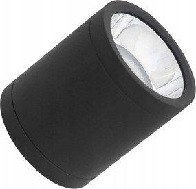 Falra szerelhető lámpatest Plafon Tuba Kültéri lámpa 15W 1650lm 4000K IP65 Fekete