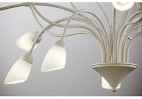 Jupiter 2061 - Rúdon függő csillár GLORIOSA 10xG9/14W/230V krémszínű