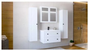 Bondi tükrös fali szekrény 80 cm, fehér