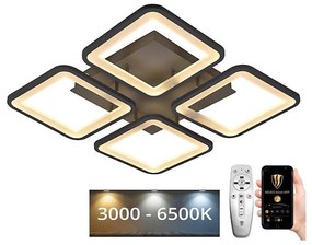 Brilagi - LED Dimmelhető felületre szerelhető csillár SQUARED LED/85W/230V 3000-6500K + távirányító