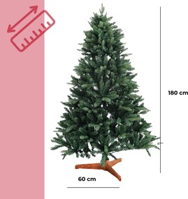 FROST műkarácsonyfa, 180cm, zöld Jurhan