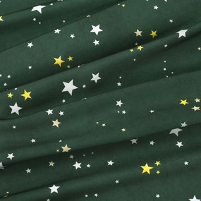 Goldea karácsonyi teflonbevonatú reggeliző alátét - csillagok zöld alapon - 2db 30 x 40 cm
