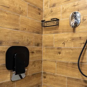 Mereo Mereo, Zuhanyülőke, duroplast, fekete, MER-CSS121B