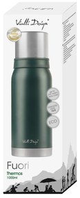 Fuori zöld thermo utazóbögre, 1 l - Vialli Design