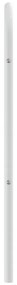 fehér fém fejtámla 90 cm
