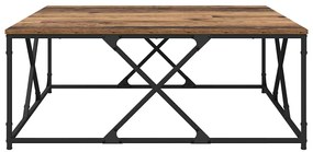 Dohányzóasztal Régi fa 100 x 100 x 40 cm Faanyag