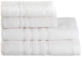 Fehér frottír pamut törölköző 50x100 cm Simple – Casa Selección