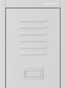 Fém BHP munkaszekrény szürke: KACPER II 1 Plus