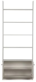 Világosszürke borovi fenyő moduláris könyvespolc 80x200 cm Madu – WOOOD