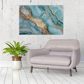 Kép - Türkiz márvány (90x60 cm)