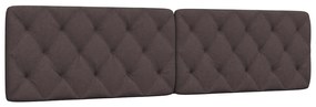 sötétbarna szövet fejtámla párna 200 cm