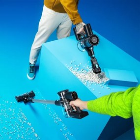 Niceboy ION Hurricane H5 Plus- Vezeték nélküli álló porszívó 2in1 140W/2200 mAh fekete