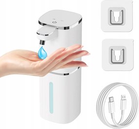 Érintésmentes Automata Szappanadagoló Zel Diszpécser Usb-vel IPX5 400 ml