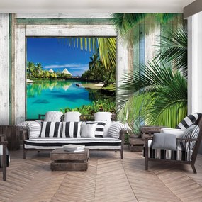 Fotótapéta - Strand, tenger, homok (152,5x104 cm)