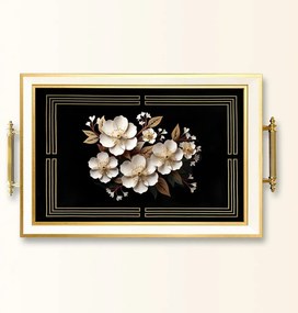 Üveg tálca, 38×24 cm – TPB9934
