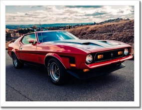 Poszterek keretben 40x30 Mustang Mach 1 from Usa