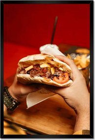 Poszterek keretben 40x60 Kebab zsemlében