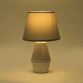 Asztali lámpa 1xE14/40W/230V fehér/szürke