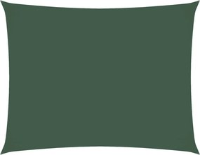 vidaXL sötétzöld téglalap alakú oxford-szövet napvitorla 3 x 4 m