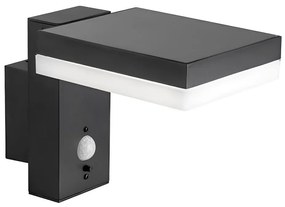 LED kültéri napelemes fali lámpa szenzorral LED/5,5W/3,7V 3000K IP54