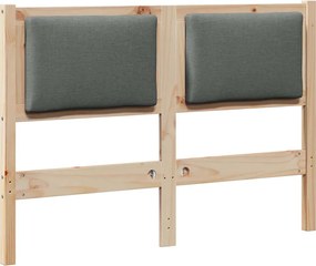 vidaXL Fejtámla Egyéb Barna 120 cm Tömör fenyőfa