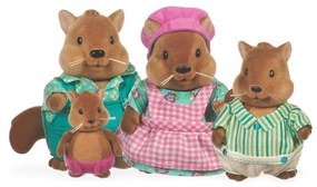 Li'l Woodzeez - Figurakészlet BUSTLEBERRY mókuscsalád