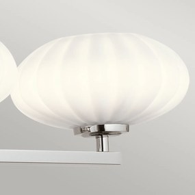 Quintiesse glamour klasszikus fürdőszobai lámpa pim csiszolt króm szatén elsqn-pim3-pc IP44