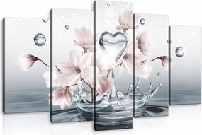 Vászonkép Falra 5 Részes Absztrakt Nagy Modern Nappali 100x60