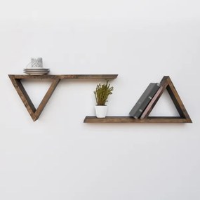 KÉSZLET 2x Fali polc fenyő