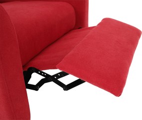 Relaxáló fotel, málna, TURNER
