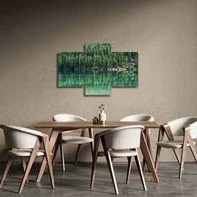 Kép - Tűlevelű a tónál (90x60 cm)