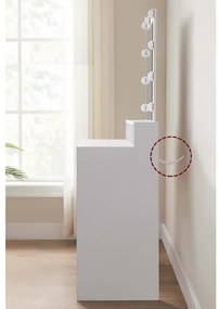 LADA fehér toalettasztal