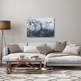Kép - bambusz a falon (70x50 cm)
