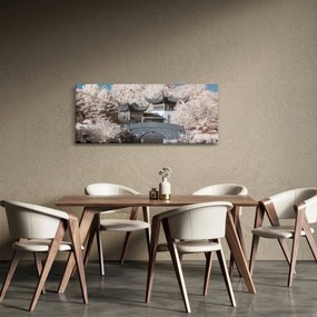 Kép - Virágzó fák Ázsiában (120x50 cm)
