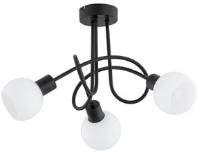 Felületre szerelhető csillár ERYKA 3xE14/10W/230V fekete