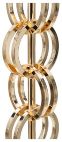 Glam Rings fekete-aranyszínű asztali lámpa, magasság 54,5 cm - Mauro Ferretti