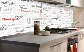THANK YOU öntapadós konyhai poszter, 180x60 cm