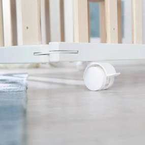 Fehér-natúr színű járóka 100x75 cm – Roba