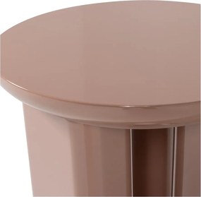 Fényes kerek tárolóasztal ø 40 cm Orivo – WOOOD