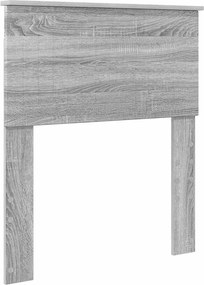 vidaXL Fejtámla Szürke Sonoma 75 cm Faanyag