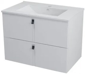 MITRA mosdótartó szekrény, 2 fiókkal, 75,5x55x46cm