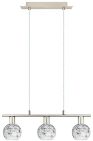 Eglo - LED csillár MY CHOICE 3xE14/4W/230V króm/fehér/fekete