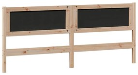 Fejtámla Egyéb barna és sötétszürke 200 cm Tömör fenyőfa