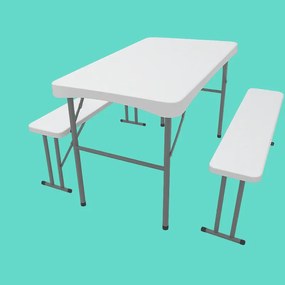 Műanyag sörpad garnitúra – 113 cm