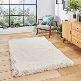 Krémszínű szőnyeg 60x120 cm Super Teddy – Think Rugs