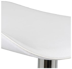 Fehér kárpitozott állítható magasságú bárszék szett 2 db-os (ülésmagasság 73 cm) – Casa Selección